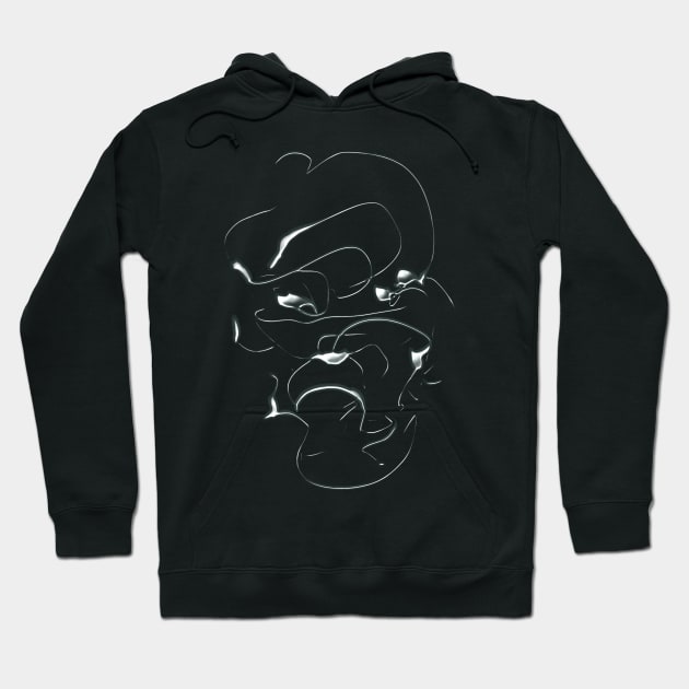 Samurai minimal chromatic Hoodie by Nikokosmos